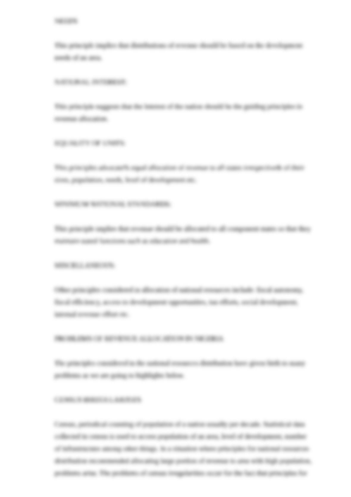 Impact of revenue allocation in nigeria picture