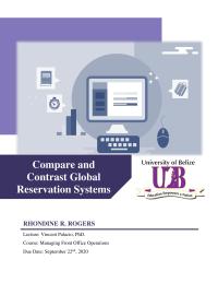Compare And Contrast Global Reservation-systems