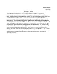 Philosophy Of Freedom