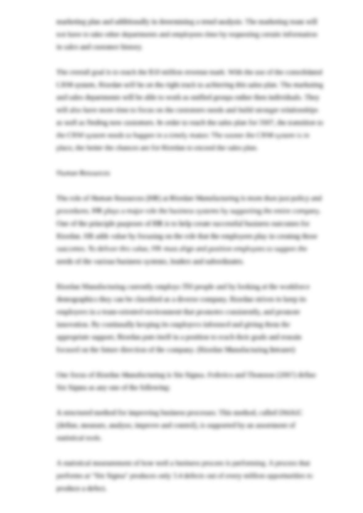 Riordan manufacturing essay image