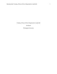 Case Study Running head Creating a