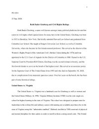 Ruth Bader Ginsburg and Civil Rights Rulings
