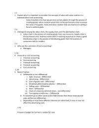 Assignment 1 111 Explain why it is