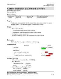 Statement Of Work