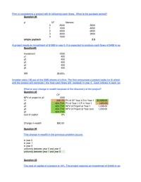 IRR & NPv