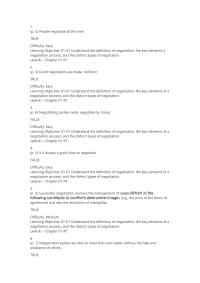 Negotiation 1p 2 People negotiate