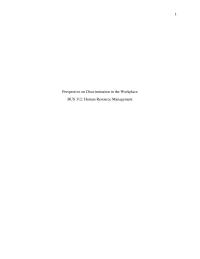 Position Paper 1Perspective on