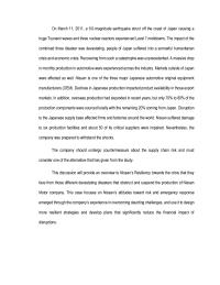 Case Study On March 11 2011 a