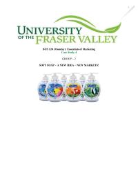 Soft Soaps Case Study