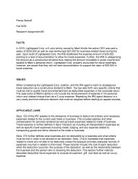Grad School Advanced Taxation Research Paper