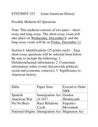 History ETSTHIST 252Asian