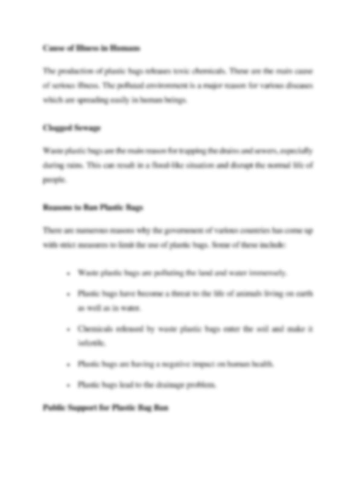 Should plastic be banned essay 300 words picture