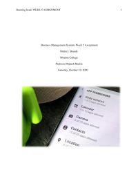 Business Management System Assignment