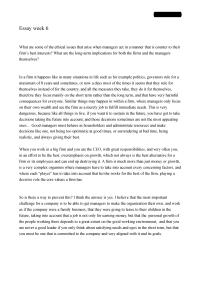 Essay Chapter 6