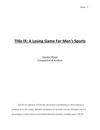 Title Ix