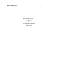 N/a Individual Assignment