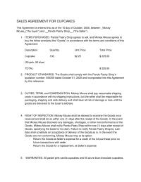 Sales Agreement
