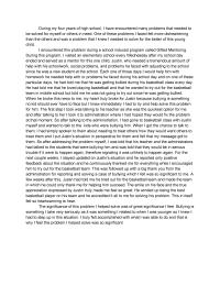 Essay During my four years of high