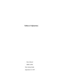 Taliban Of Afghanistan