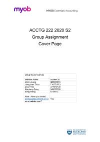 Acctg 222 Assignment 1
