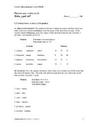 Spanish Test