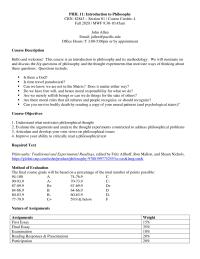 Marketing PHIL 11 Introduction to
