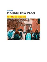 Marketing Plan DO THANHMARKETING