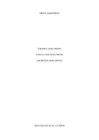 Group Assignment