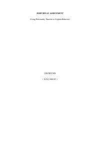 Individual Assignment