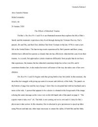 The Effects Of Inherited Trauma