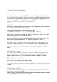 Financial Statement Analysis 2