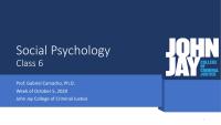 Social Psychology