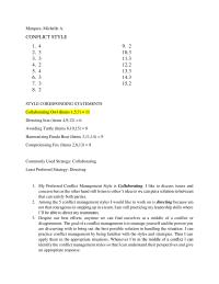 Conflict Styles