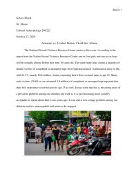 Child Sex Abuse