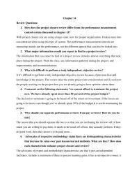 Chapter 14 And 15 Review Questions