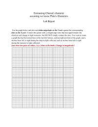 Estimating Charons Diameter Assuming We Know Plutos Diameters