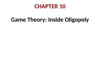 Managerial economics CHAPTER 10