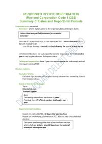 Dates Of Law