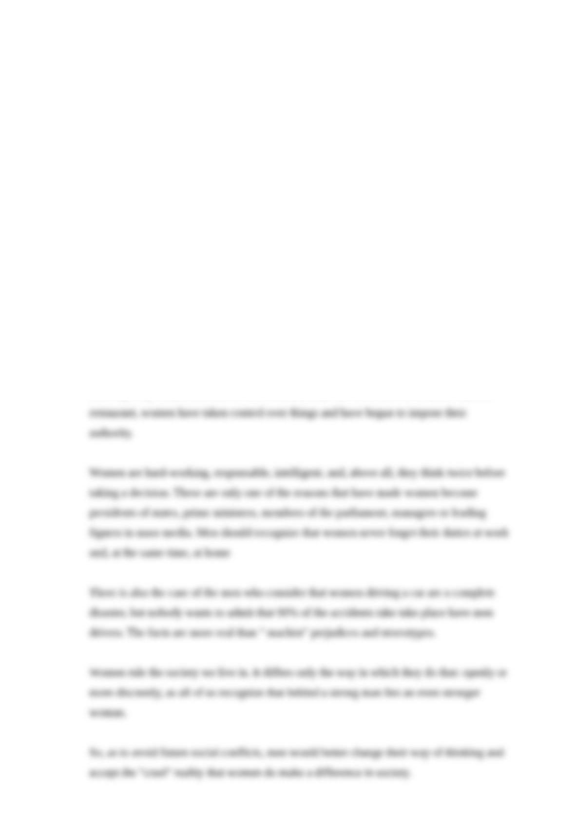 Equality between man and woman essay pdf image