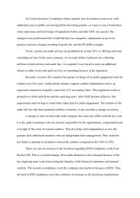 Pcaob Assignment