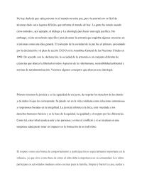Peace Culture (spanish)