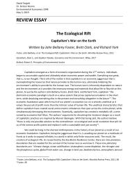 Term Paper David TargettDr