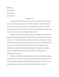 Diagnostic Essay