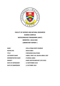 Lab Report DEPARTMENT MA ABAH