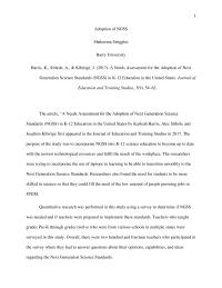 Article Critique 1Adoption of