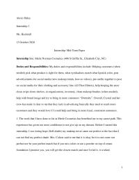 Internship Midterm