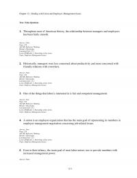 978-0073524597 Test Bank Chapter 12 Part 1