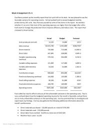 Managerial Accounting Week 6