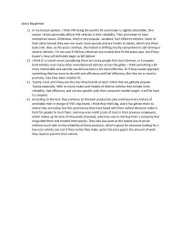 Volkswagen Case Study