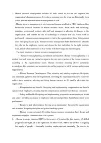 Human resource 1 Human resource